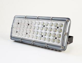LED reflektor 50W-4000, 50W LED reflektor 230V s nastavitelným držákem, bílá barva svítu 4000lm