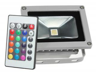LED reflektor RGB ZD48 - venkovní 16-ti barevný LED reflektor RGB s dálkovým ovladačem, funkce prolínání barev, napájení 230V