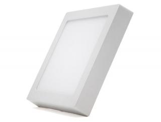 LED RF57-P 18W SAP - stropní čtvercové povrchové LED svítidlo 18W, velikost 204x204mm, vč. zdroje 230V, 1580lm Barva: Bílá studená