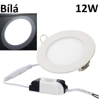 LED Round 12W ORNO - vestavné svítidlo - LED panel kulatý 171mm 12W Barva svitu: Bílá studená