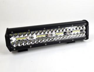 LED S3018-1538-240W, 10-30V venkovní přídavný LED reflektor na auto 240W, světelná lišta dlouhá 305mm, 8640lm