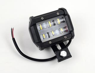 LED S3018-18W-1082, 10-30V přídavný pracovní reflektor na auto, 18W, venkovní světlo LED, IP68, 1620lm