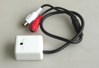 MIC 02 - Externí mikrofon s kabelem pro kamerové systémy, nastavení citlivosti