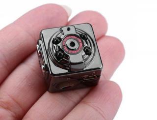 MINI CAM DV23-SQ8 ECO, akční, přenosná, špionážní mini kamera 1080p se záznamem obrazu i zvuku, pořízení fotografie