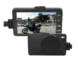 MOTO CAM 30-1080CZ - duální kamera se záznamem na motocykl, Full HD 1080P
