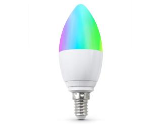 PST JL06 LED E14 RGBCW,  chytrá dálkově ovládaná LED žárovka E14, WiFi, 5W, RGB+W, ovládání TuyaSmart