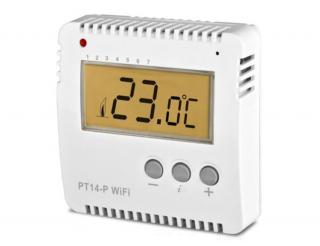 PT 14P WiFi - programovatelný WiFi termostat pro ovládání elektrického topení.