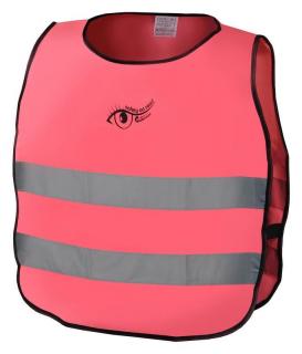 Reflexní vesta UNI dětská - reflexní vesta pro děti odpovídá normě ČSN EN 471 Barva: Růžová