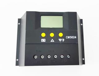 Regulátor 50A SAP - 50A regulátor dobíjení 12V a 24V akumulátorů ze solárních panelů