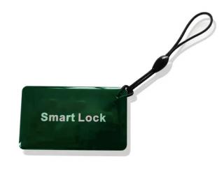 RFID 13,56MHz green - přístupová karta pro zámky s RFID čtečkou podporující frekvenci 13,56MHz