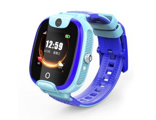 Smartwatch DF08 KIDS - dětské, chytré hodinky s podporou 2G, SOS tlačítko, sledování polohy GPS Barva: Modrá