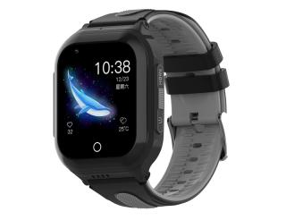 Smartwatch DF70 - elegantní dětské, chytré hodinky s podporou 4G, SOS tlačítko, sledování polohy GPS Barva: Černá