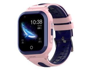 Smartwatch DF70 - elegantní dětské, chytré hodinky s podporou 4G, SOS tlačítko, sledování polohy GPS Barva: Růžová