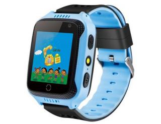Smartwatch G900A, 2G Dětské, chytré hodinky, SOS tlačítko, svítilna, sledování polohy GPS, LBS Barva: Modrá