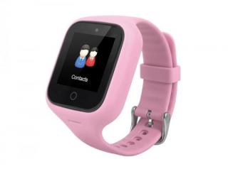 Smartwatch S66-GPS, dětské chytré hodinky, rodiče mohou komunikovat přes aplikaci, kamera, LBS Barva: Růžová