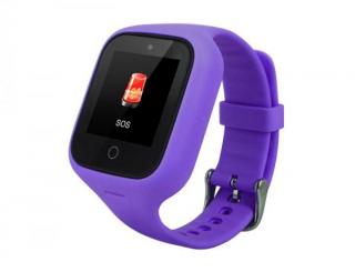 Smartwatch S66A, dětské chytré hodinky, rodiče mohou komunikovat přes aplikaci, kamera, LBS Barva: Fialová