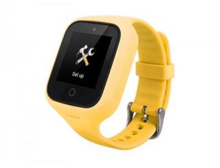 Smartwatch S66A, dětské chytré hodinky, rodiče mohou komunikovat přes aplikaci, kamera, LBS Barva: Žlutá