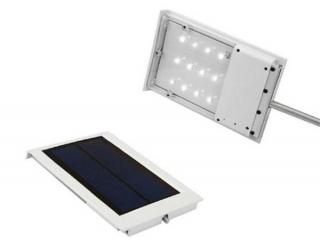 Solární svítidlo CP 3367, venkovní LED svítidlo se solárním panelem a montážní tyčí