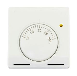 Termostat AG676 - mechanický regulátor teploty -  jednoduchý pokojový termostat, regulace teploty 10 až 30°C