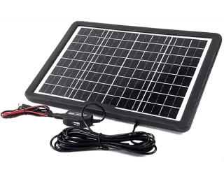 TPS 9V-15W - přenosný solární panel 15W pro napájení 9V spotřebičů, převodník pro USB nabíjení
