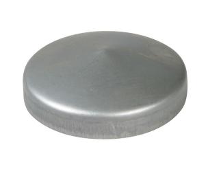 Víko 399ZIN - kruhové zinkované, kovové víko pro zakrytování kulatého kovového sloupku - trubky, 9 velikostí Velikost: 114