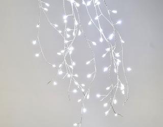 VOR-ZD 3M - vánoční osvětlení - vánoční závěs 3,3m dlouhý, 8 světelných programů, nap. 230V, svit bílá studená, bílá teplá a modrá Barva: Bílá studená