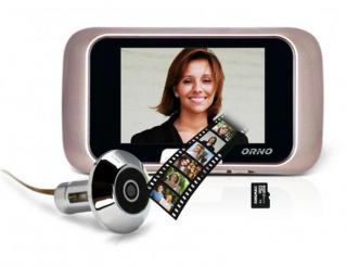WIZ 1101, digitální dveřní kukátko bezpečnostní kamera - vnitřní záznamový LCD monitor
