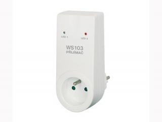 WS 103 - samostatný přijímač do zásuvky 230V k dálkovému ovladači WS101