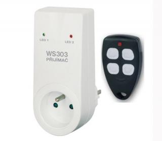 WS 313 - dálkově ovládaná zásuvka pro ovládání elektrických zařízení 230V / 3600W