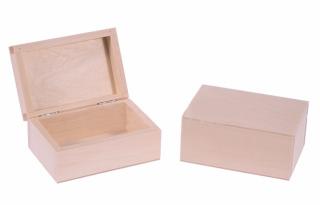 Dřevěná krabička ( 11cm x 7,5cm x 5cm)