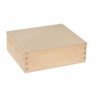 Dřevěná krabička (22cm x 16,5cm x 7,8cm)
