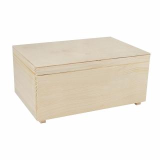 Dřevěná krabička - BOX - BEDNIČKA OBDÉLNÍK (30cm x 20cm x 14cm)