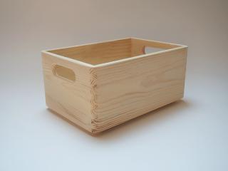 Dřevěná krabička - box, dřevěná bedýnky - 30x20cm