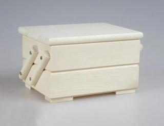 Dřevěná krabička ROZKLÁDACÍ (19,5cm x 9,5cm x 12cm)