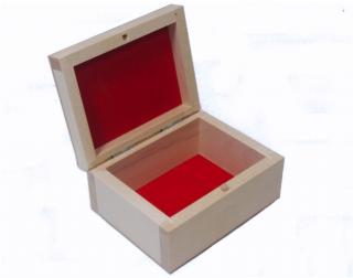 Dřevěná krabička - šperkovnice (10cm x 8cm x 5cm)