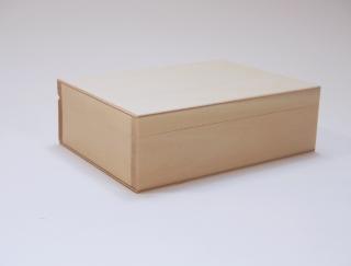 Dřevěná krabička - šperkovnice  (16,5cm x 11cm x 7cm)