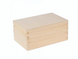 Dřevěná krabička - šperkovnice  (21,5cm x 14cm x 10cm)