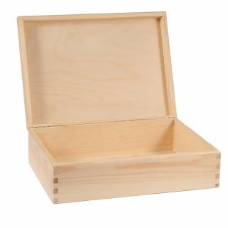 Dřevěná krabička - šperkovnice (33,5cm x 24,5cm x 10cm) - SADA 5ks