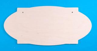 Dřevěné cedulky - destička ZÁVĚSNÁ (24cm x 11cm)