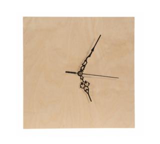 Dřevěné hodiny ČTVEREC (25cm x 25cm)