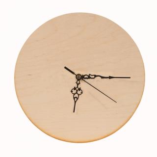 Dřevěné hodiny kulaté  -  průměr 21cm
