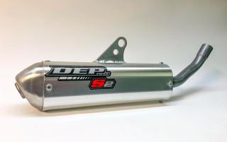 Koncovka výfuku DEP Pipes stříbrná krátká KTM SX 250 2019-, Husqvarna TC 250 2019-