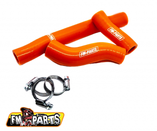 Silikonové hadice chladiče Fm-Parts KTM oranžová 2t