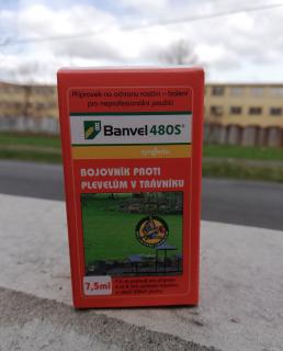 BANVEL 480 S 7,5 ml - hubí plevele ve sportovních trávnících