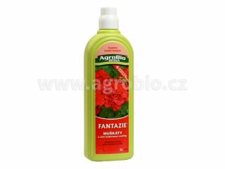 Hnojivo FANTAZIE - Muškáty a balkónové rostliny 1 l