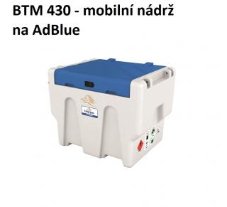 Mobilní AdBlue 430 l s digitálním průtokoměrem, čerpadlo 12V