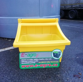 Posypový zásobník 50 kg na sůl a štěrk