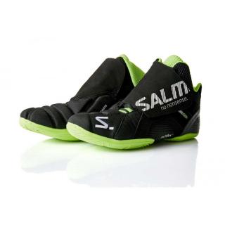 SALMING Slide 4 Goalie Shoe Black/Gecko Green 43 EUR