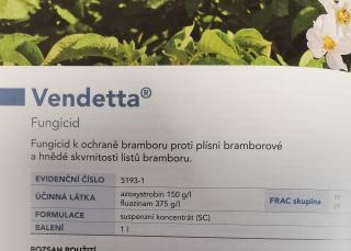 Vendetta 1 l - proti plísni brambor