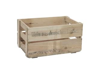 Box na víno, rustikální (Dřevěná přepravka na víno)